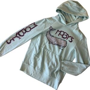 Todd Snyder Champion Mobys Whale Hoodie Mint Green Mens Medium